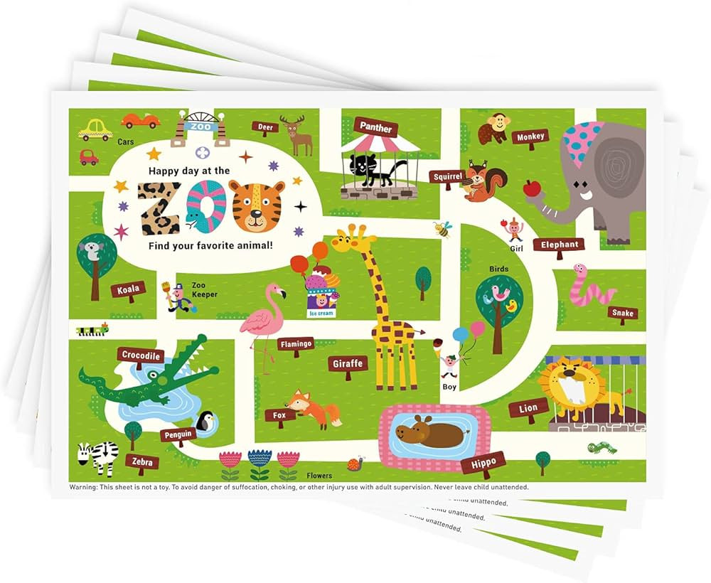 Babebay Disposable Stick-on Placemats 40 Pack for Baby & Kids & Toddler, Sticky Placemats Restaur... | Amazon (US)