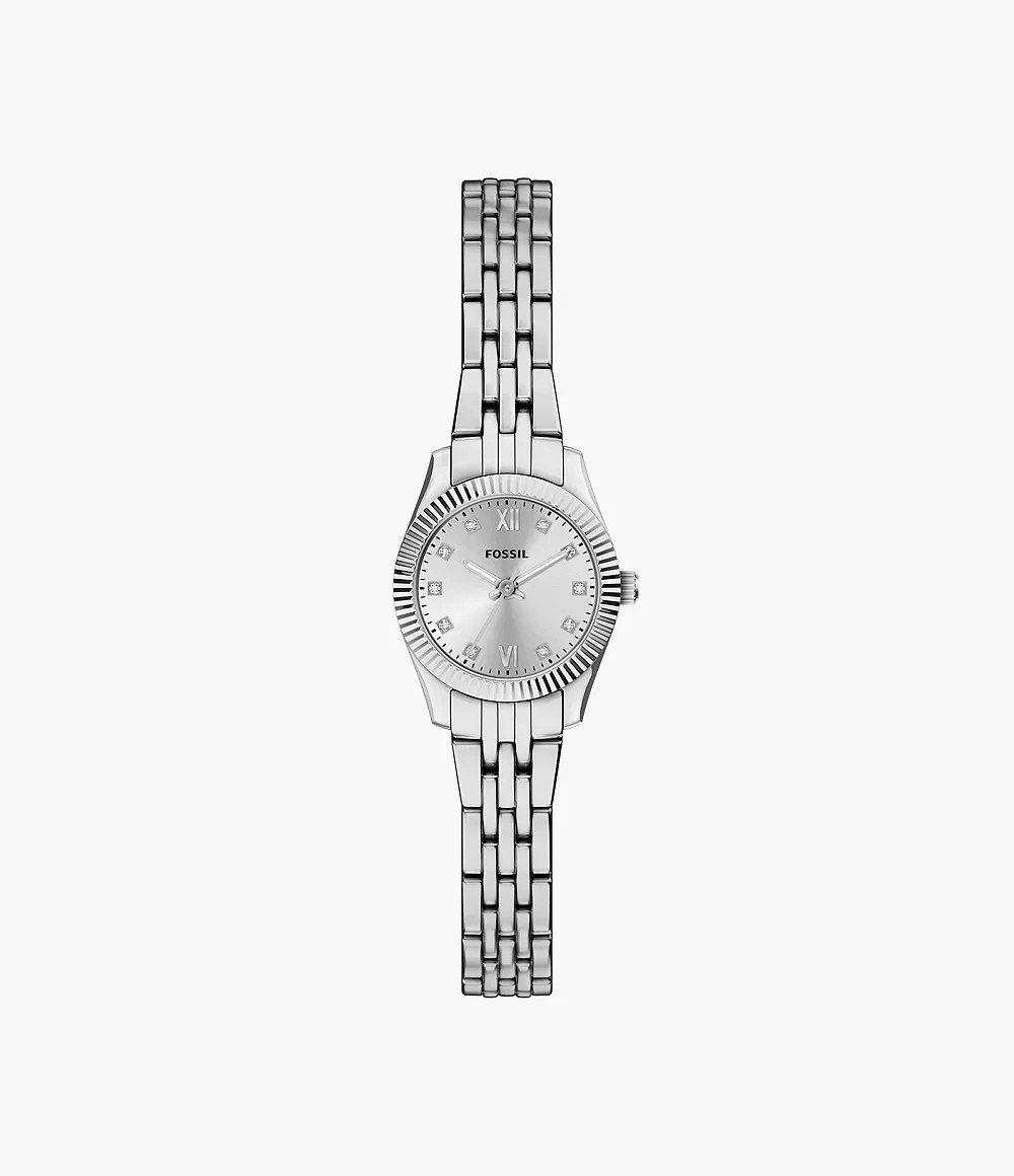 Scarlette Mini Three-Hand Stainless Steel Watch | Fossil (US)
