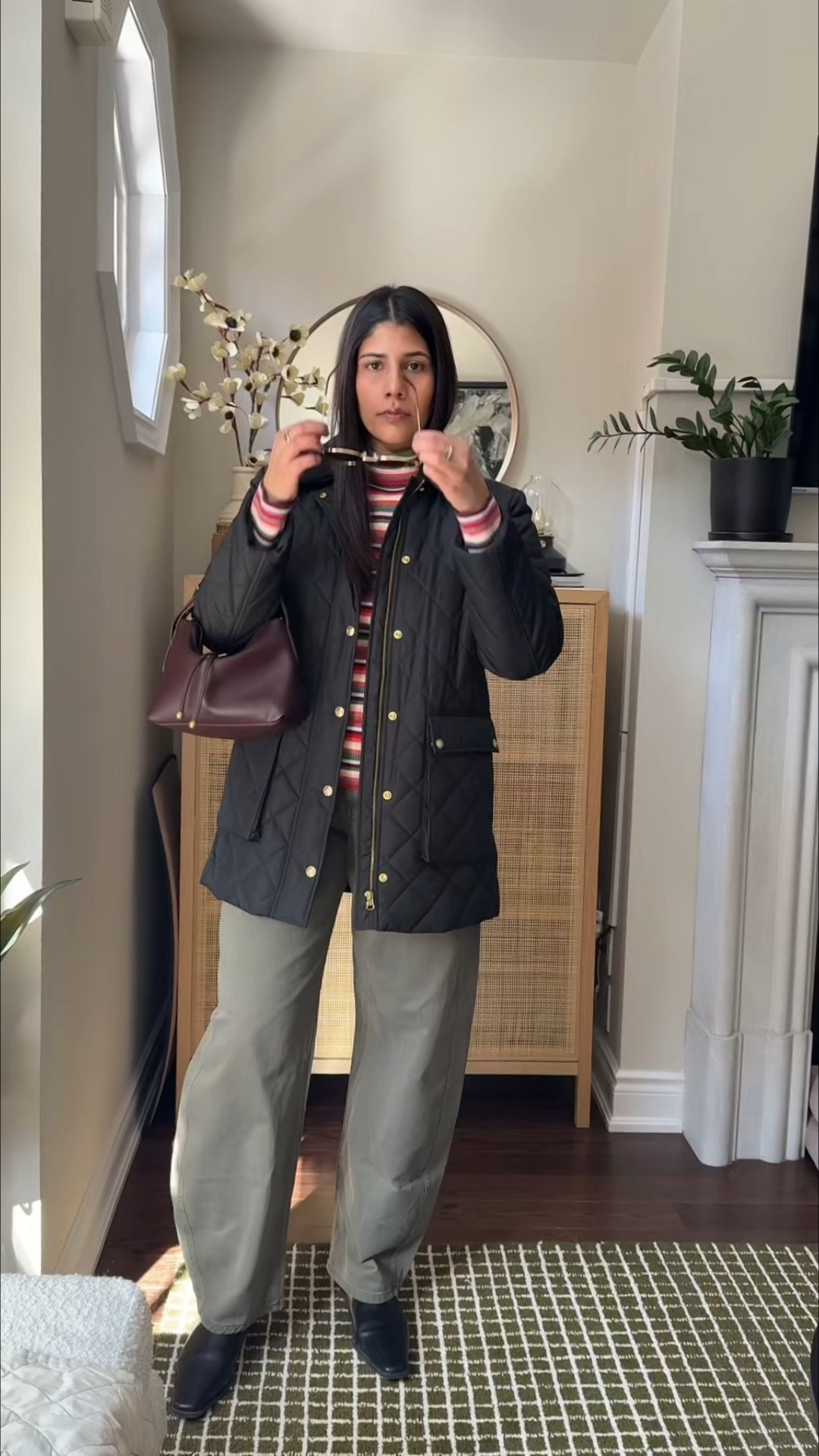 loving these barrel leg pants! Goes with so many colours.. opted for stripes today! 

#LTKcanada #LTKstyletip #LTKjeans