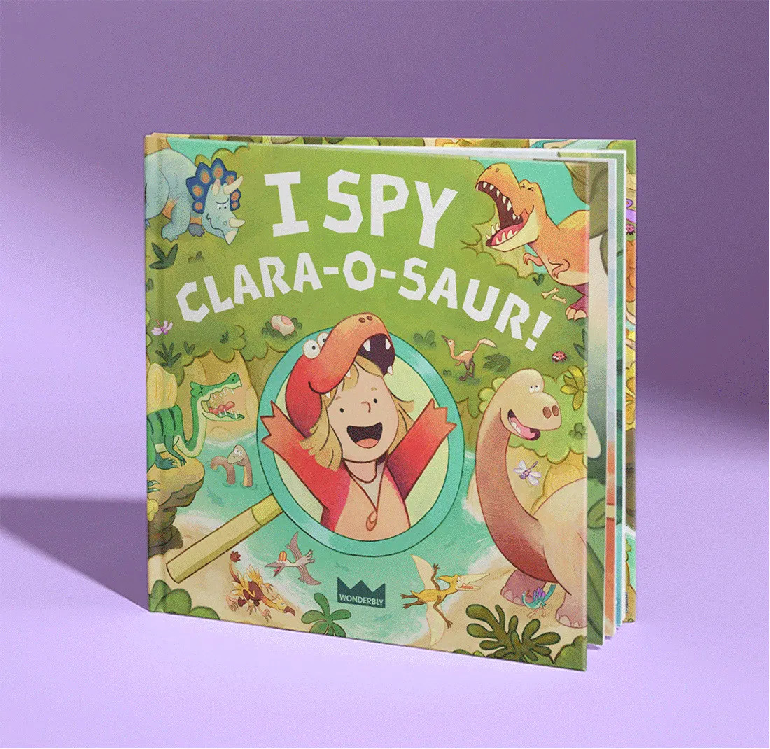 I Spy Name-O-Saur! | Wonderbly