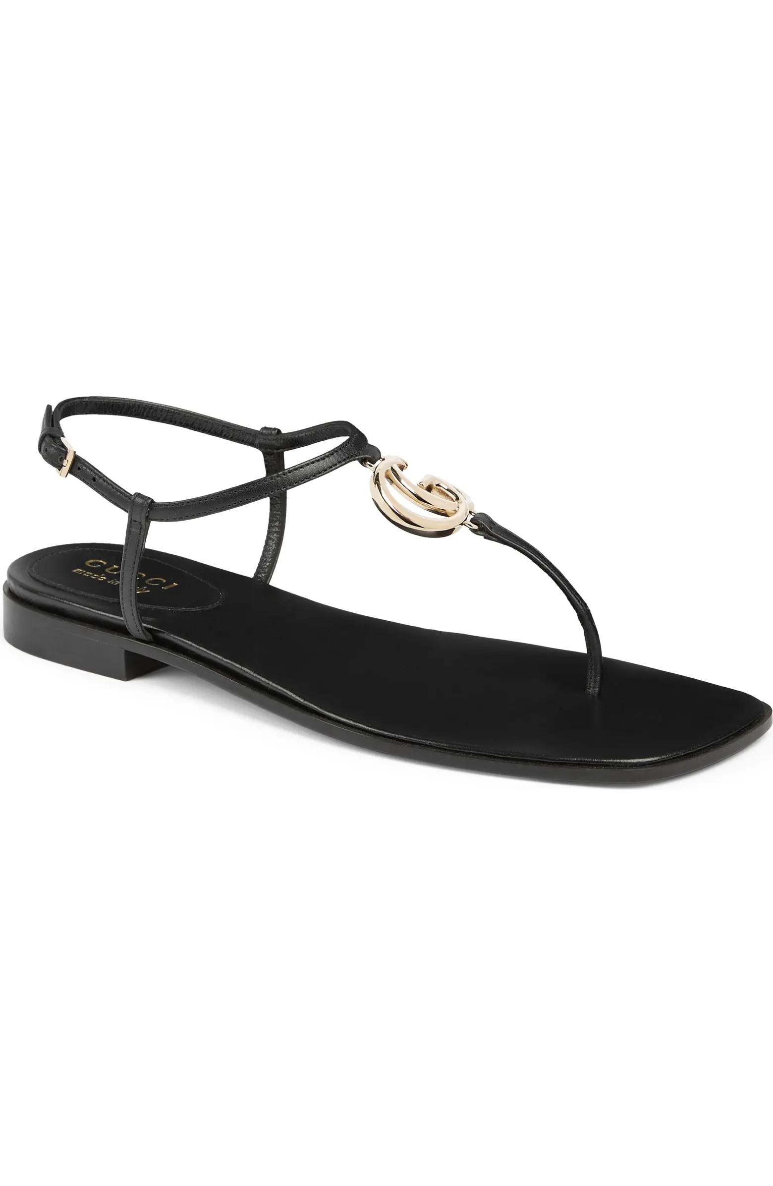 Marmont GG T-Strap Sandal (Women) | Nordstrom