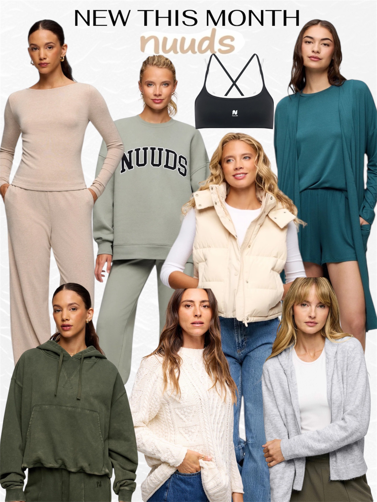 New this month from Nuuds! Cozy essentials, elevated basics, and everyday staples you’ll actually wear. Linking my favorites below! #LTKFindsUnder100

#LTKU #LTKSeasonal #LTKActive