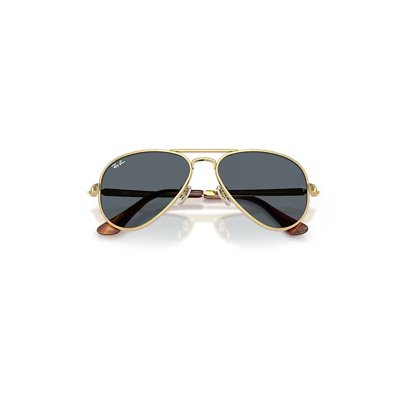 Ray-Ban Aviator Max Sunglasses Arista Gold Frame Blue Lenses 62-16 | Ray-Ban (US)