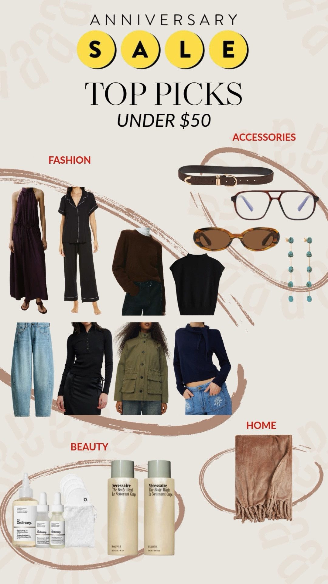 NORDSTROM ANNIVERSARY SALE: Top Picks Under $50! All the best fashion finds, accessories, beauty and home.

#LTKSaleAlert