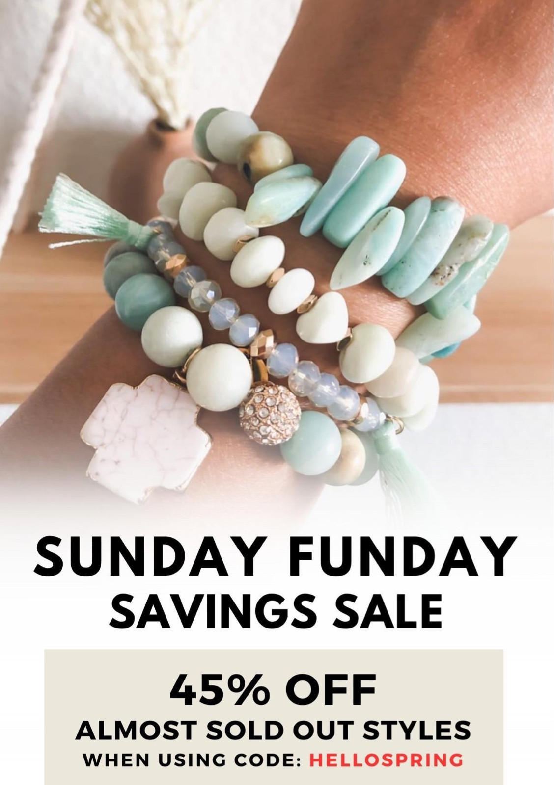Sunday Funday Sale!
KINSLEY ARMELLE
Bracelets
Spring Style
Summer Jewelry

#LTKFind #LTKunder50 #LTKsalealert