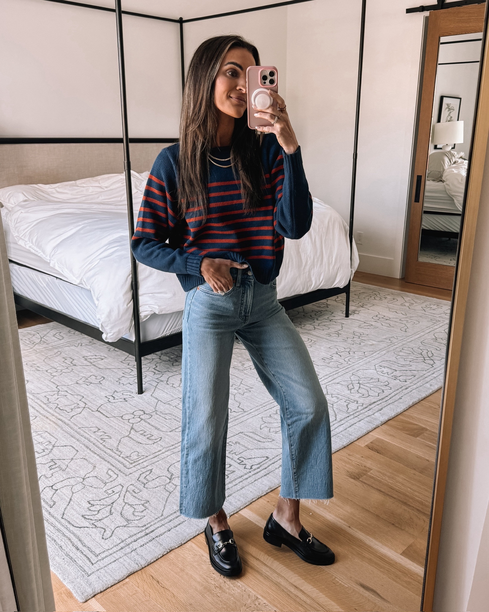 can never say no to cozy stripes! 🙌🏻
@madewell #madewell #madewellpartner #ad 

#LTKstyletip #LTKfindsunder100 #LTKworkwear
