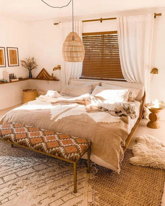 Adobe (Sandstone) XL // Handwoven Blanket | Etsy (US)