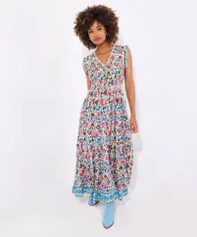 Flora Beaded Maxi Dress | Joe Browns
