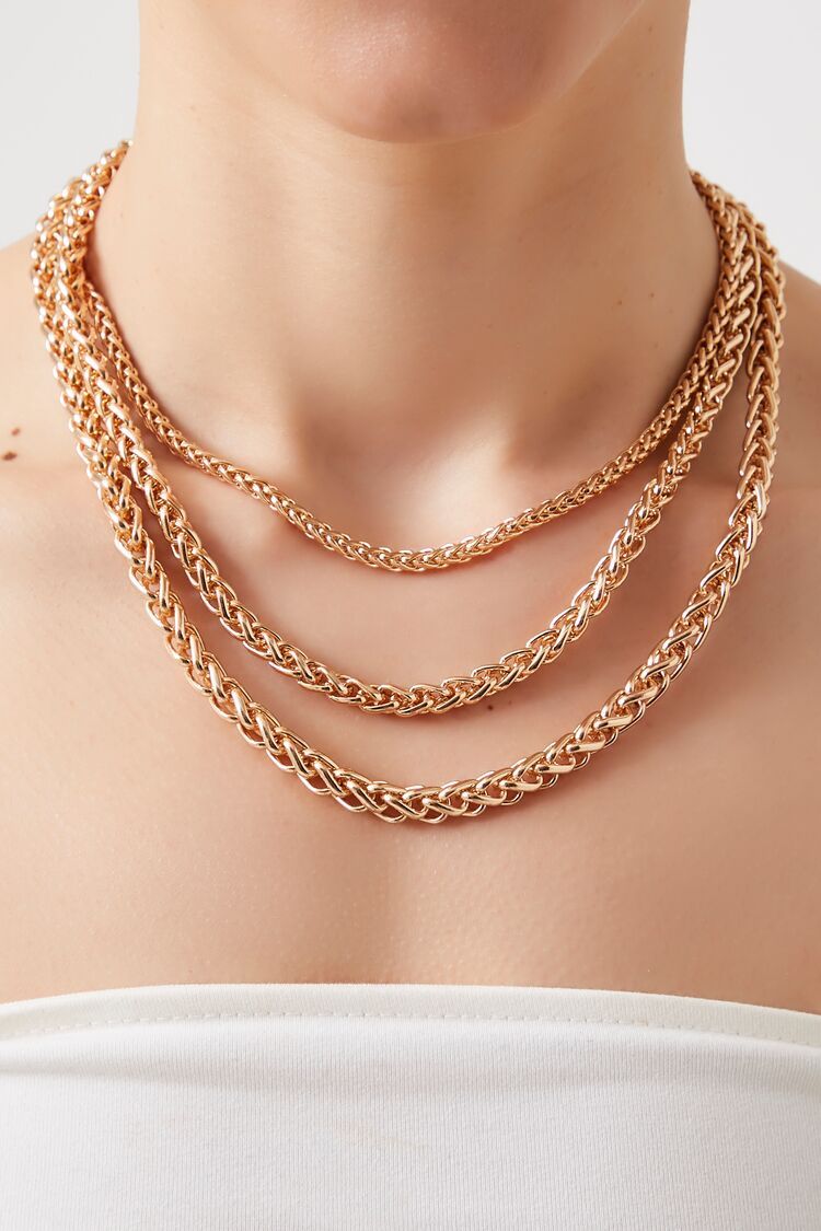 Foxtail Chain Layered Necklace | Forever 21 (US)
