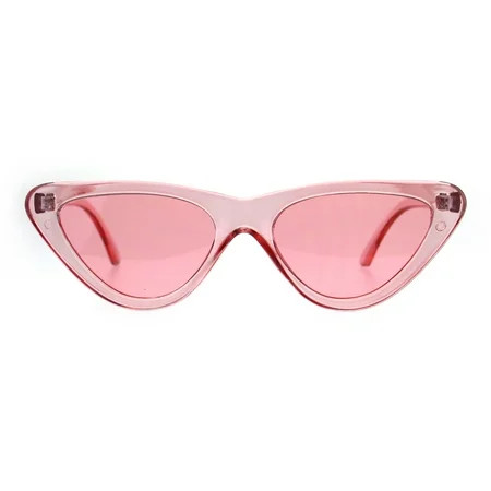 Womens Snug Classic Vintage Goth Cat Eye Sunglasses Pink | Walmart (US)