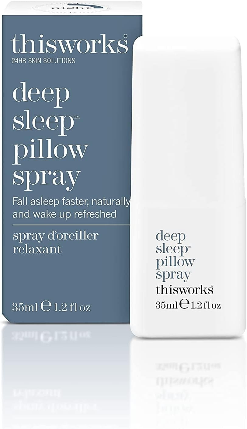 THISWORKS Deep Sleep Pillow Spray – Fast-Acting Natural Formula with Lavender for Relaxation an... | Amazon (US)
