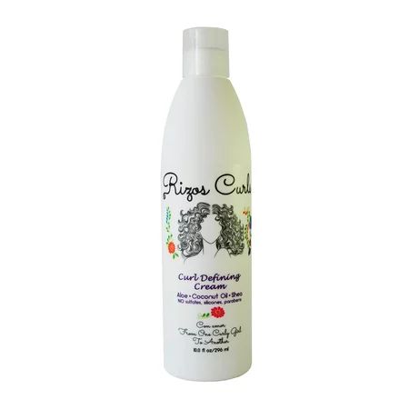 Rizos Curls Moisturizing Shine Enhancing & Defining Cream with Aloe Vera & Coconut Oil 10.0 fl oz | Walmart (US)