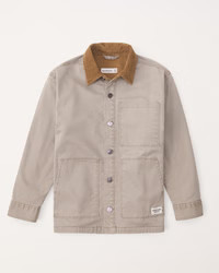 heavyweight overshirt | Abercrombie & Fitch (US)
