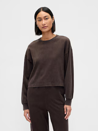 Heavyweight Crop Sweatshirt | Gap (US)