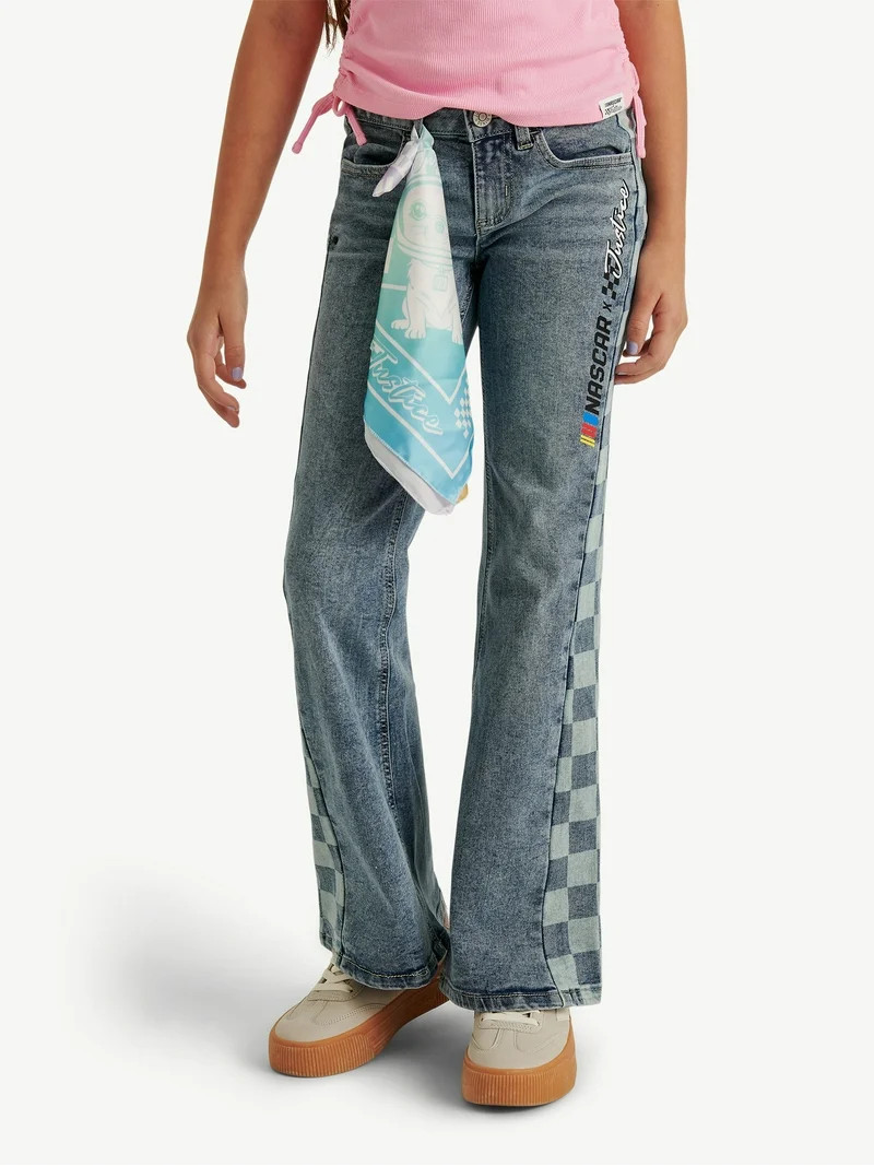 Justice Girl's NASCAR X Justice Collab Jean, Sizes 6-18, Slim & Plus | Walmart (US)