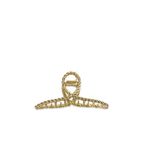 Gold Twisted Metal Hair Claw Clip | Anisa Sojka