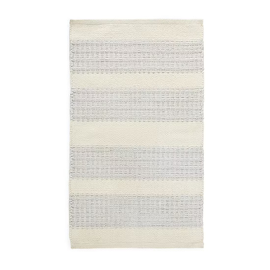 Linden Street Woven Stripe Rectangular Outdoor Rugs | JCPenney