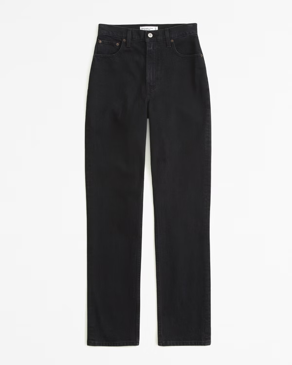 Ultra High Rise 90s Straight Jean | Abercrombie & Fitch (US)