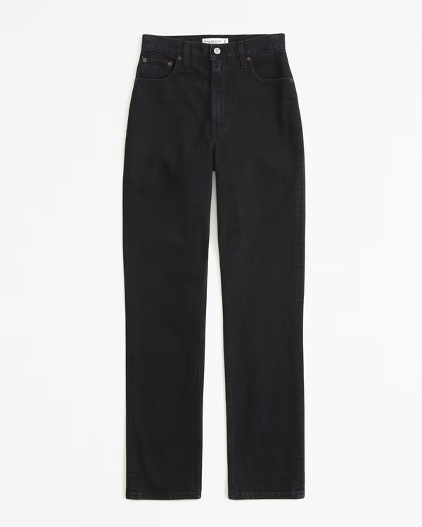 Women's Ultra High Rise 90s Straight Jean | Women's Up To 30% Off Select Styles | Abercrombie.com | Abercrombie & Fitch (US)