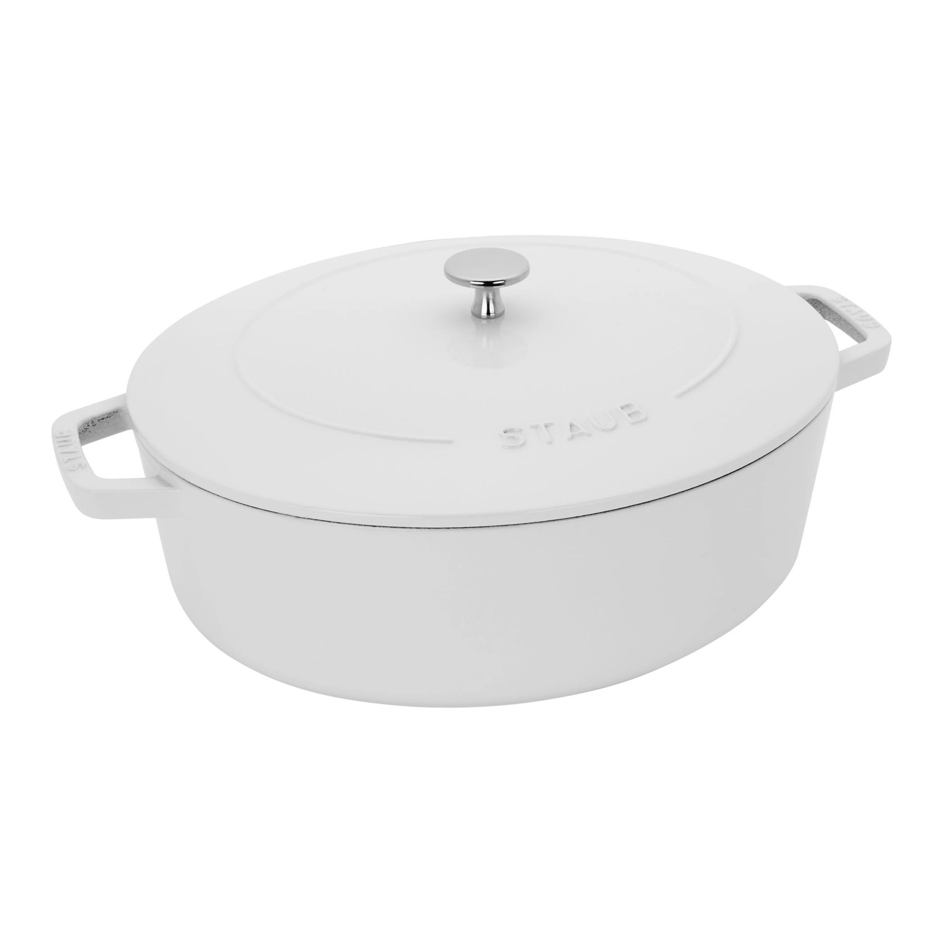 Staub Cast Iron 6.25-Quart Shallow Wide Oval Dutch Oven | Wayfair North America