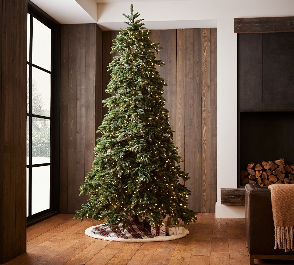 Pre-Lit Frasier Fir Faux Christmas Trees | Pottery Barn (US)