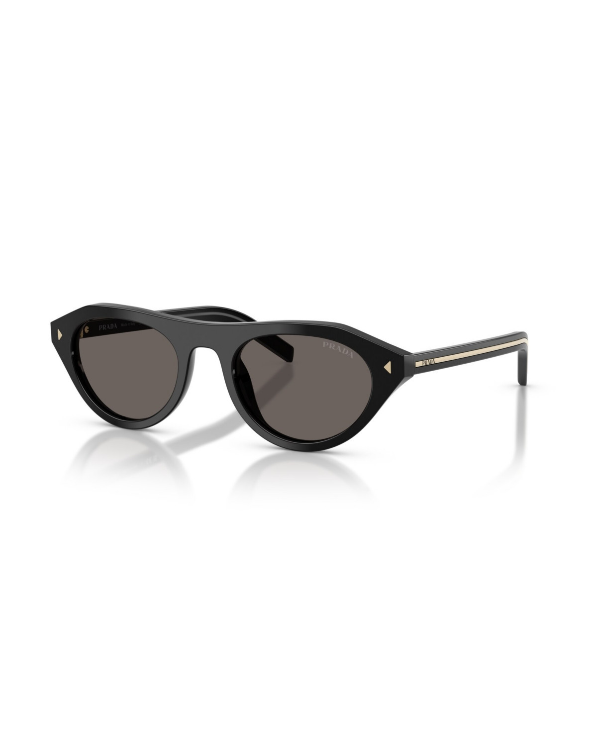 Prada Women's Geometric Sunglasses, Pr B15S - Black | Macy's