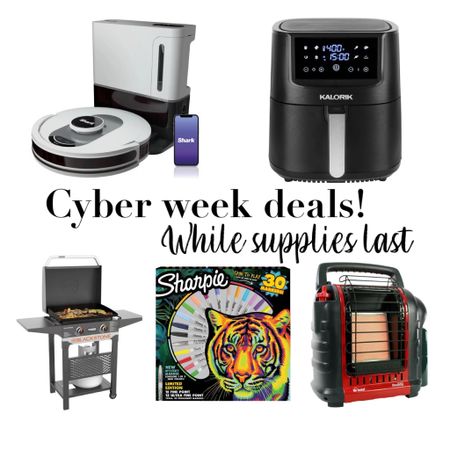 More amazing cyber week deals! Shark robot vacuum, air fryer, blackstone grill, Mr. Heater portable buddy propane heater. 

#LTKsalealert #LTKfamily #LTKGiftGuide
