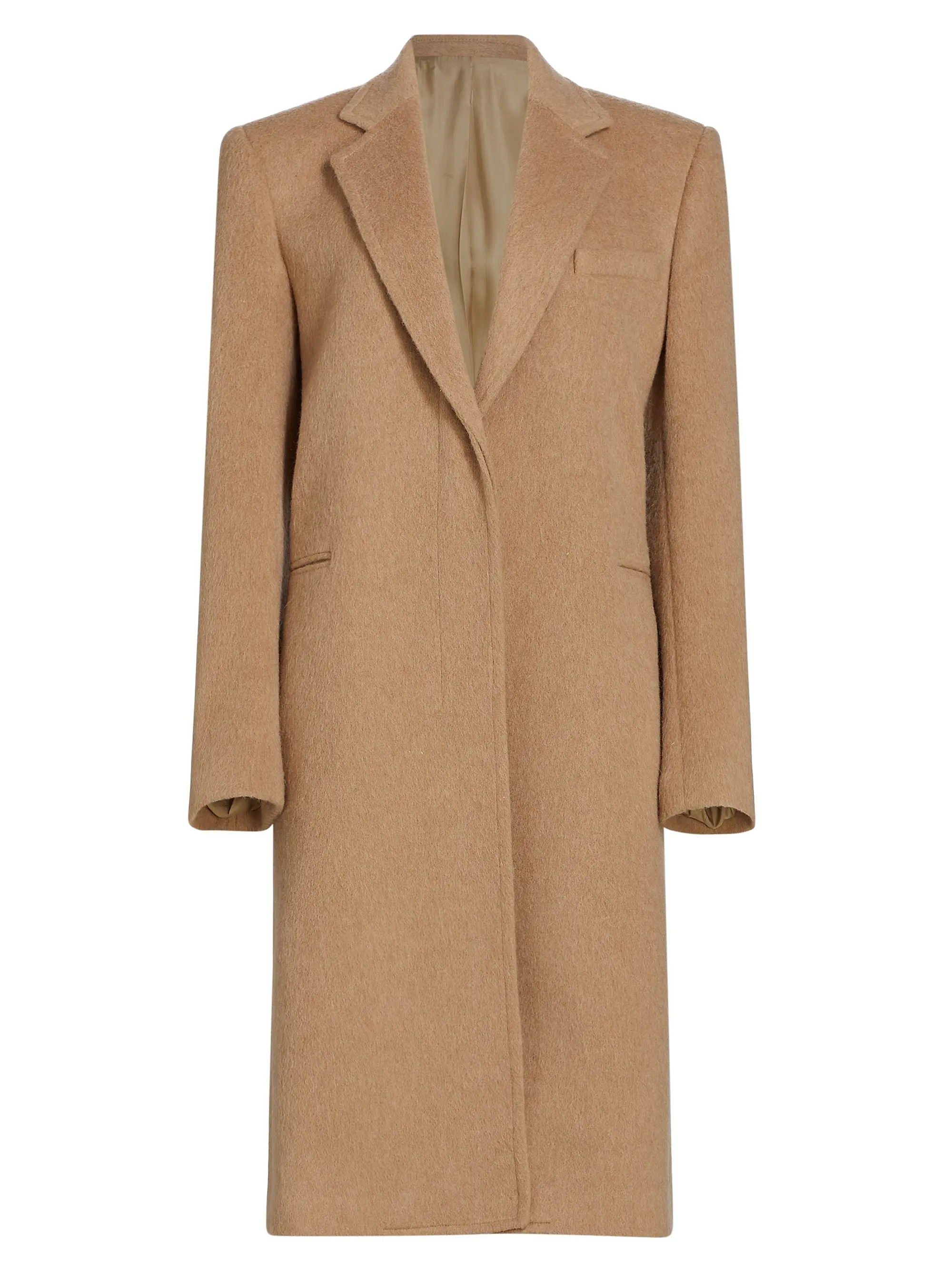 Tailored Wool-Blend Coat | Saks Fifth Avenue