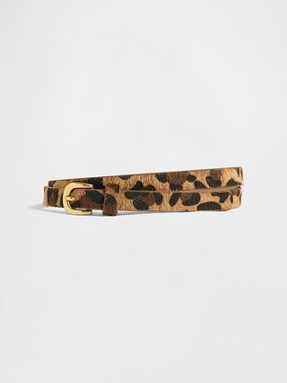 Skinny Vegan-Leather Print Belt | Gap Factory