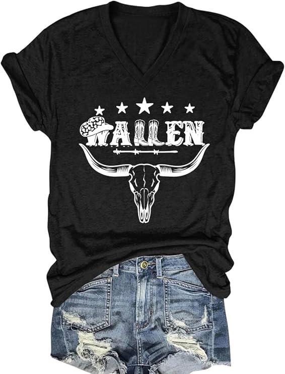 Excuse me You Look Like You Love Me Shirts Vintage Cow Skull T Shirt Country Music Graphic Tees S... | Amazon (US)