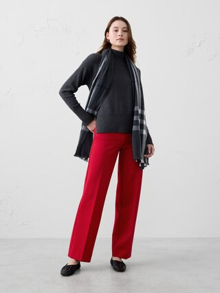 Straight Ponte Pull-On Pant | Banana Republic Factory
