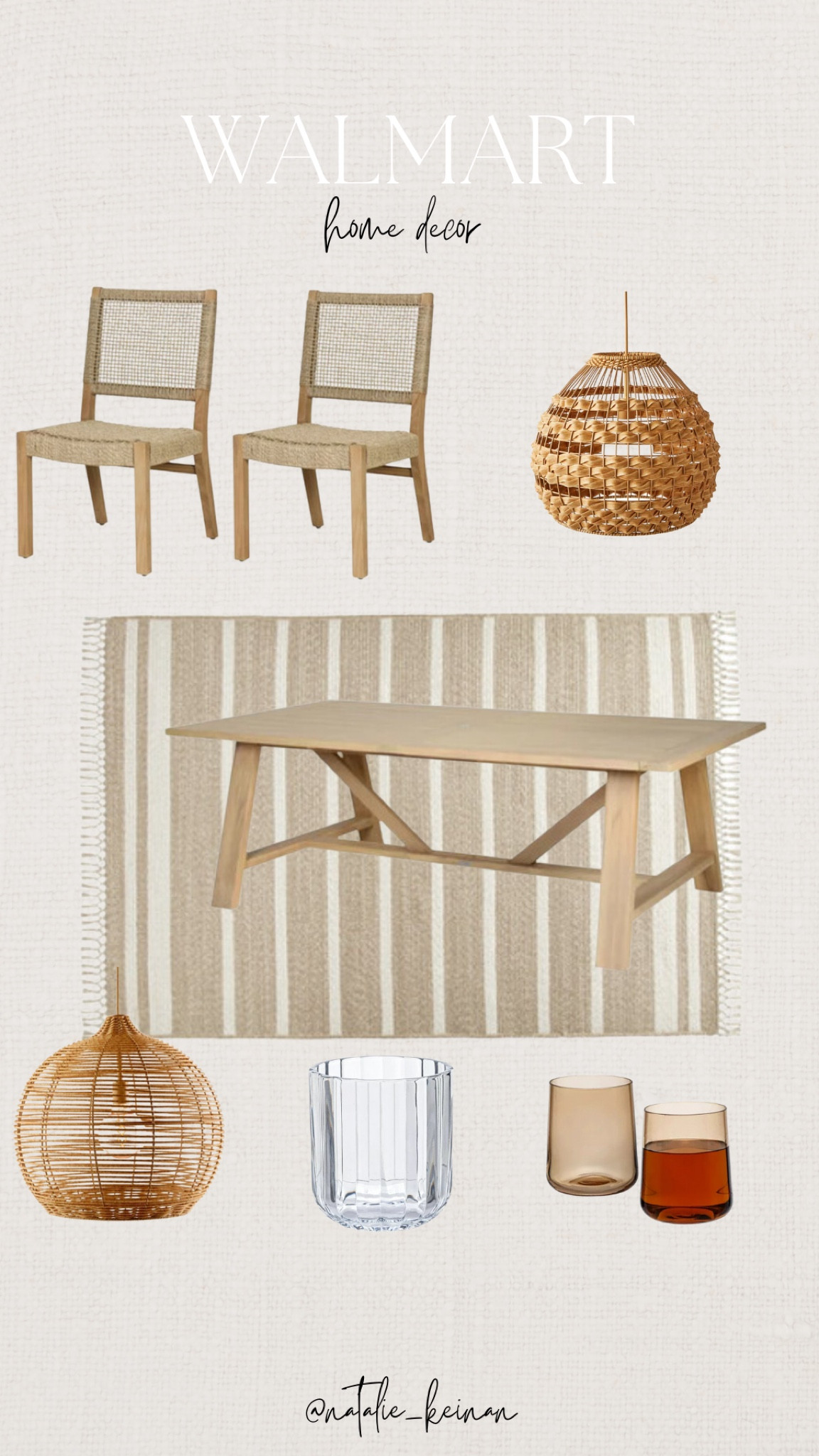 Walmart home finds! Affordable home decor. Dining table, battery operate light fixture, area rug, dining chairs

#LTKstyletip #LTKhome #LTKFind