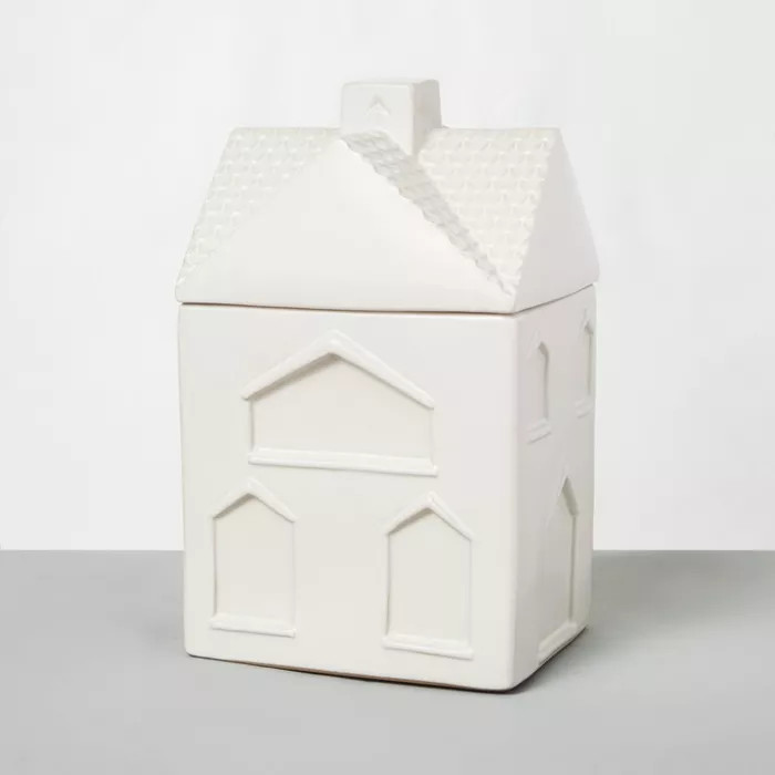 Stoneware House Cookie Jar Sour Cream - Hearth & Hand™ with Magnolia | Target