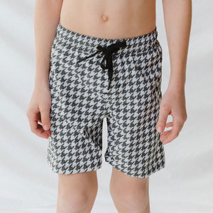 Houndstooth Jr. Swim Trunks | Albion Fit