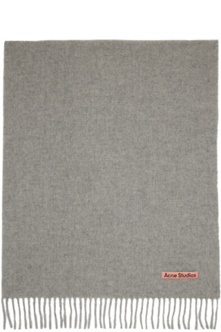 Gray Oversized Scarf | SSENSE