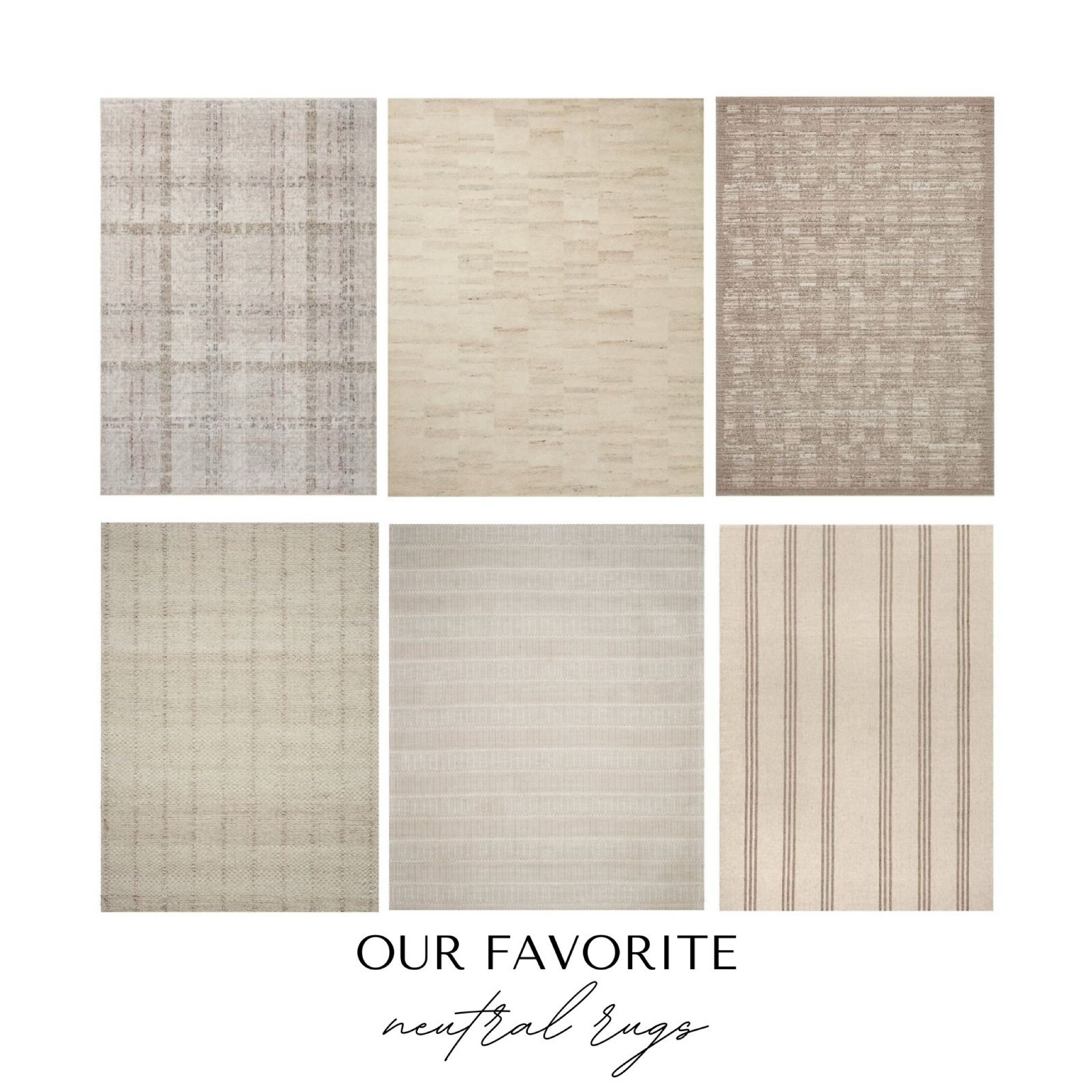 Neutral area rugs 

#LTKhome #LTKSeasonal