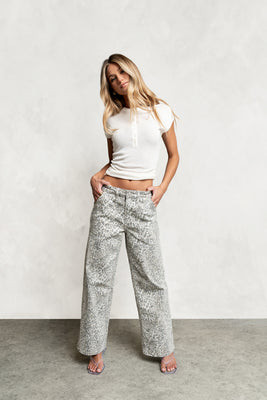 Halsey Leopard Jeans - 24 / Leopard | Böhme US
