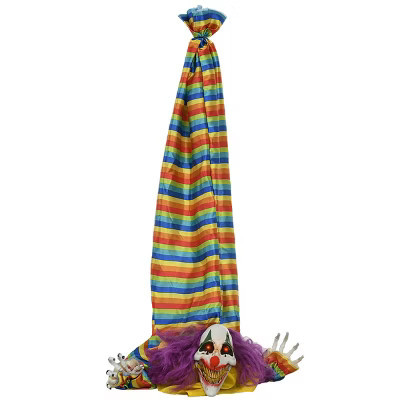 Syemin Decorative Holiday Scene Props Outdoor Halloween Decoration Hanging Clown Halloween Decorations, Multicolored, 29.9"*9.8"*45.3" | Target
