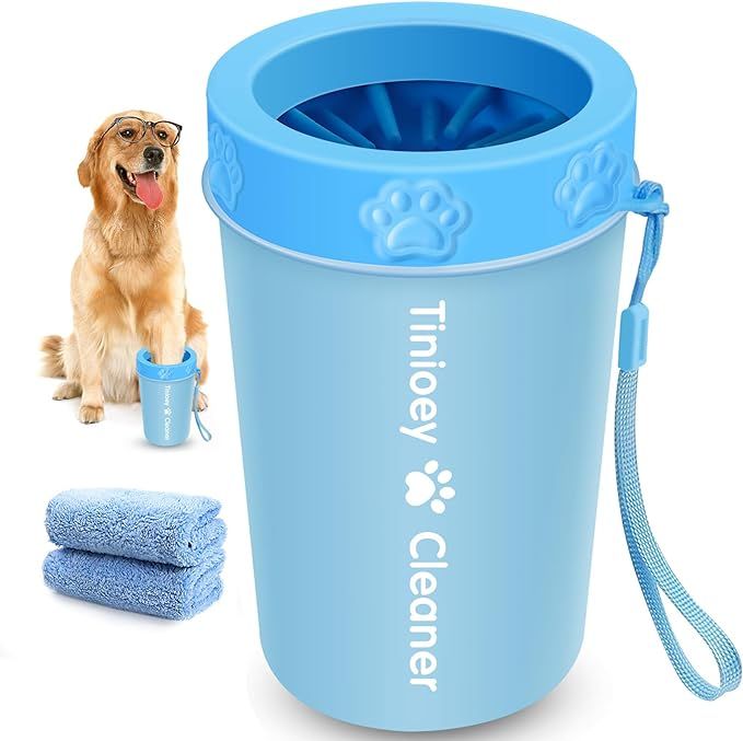 Dog Paw Cleaner for Medium Dogs (with 2 Absorbent Towels), Dog Paw Washer, Paw Buddy Muddy Paw Cl... | Amazon (US)