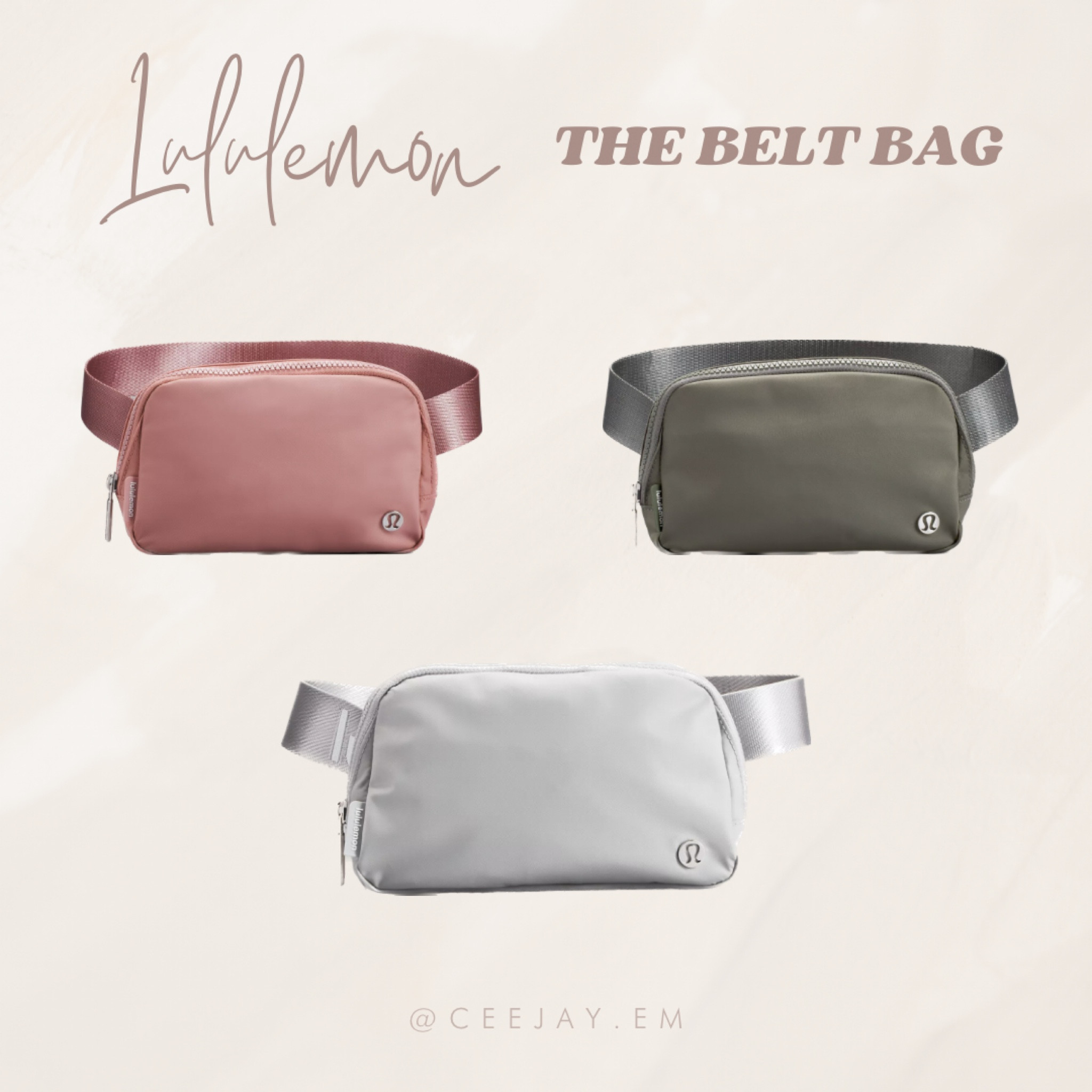 Lululemon everywhere belt bag / Fanny pack back in stock! New spring colours   The go to essential belt bag  

#LTKSeasonal #LTKunder50 #LTKitbag