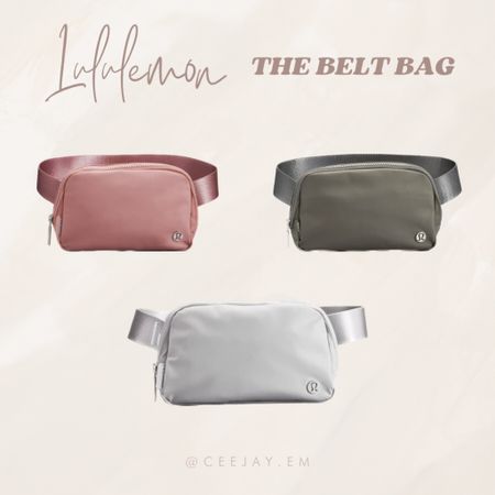 Lululemon everywhere belt bag / Fanny pack back in stock! New spring colours   The go to essential belt bag  

#LTKSeasonal #LTKunder50 #LTKitbag