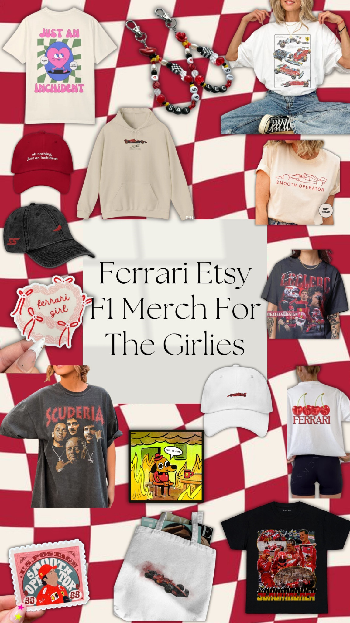 If you are a Ferrari girlie who loves supporting small business, this post is for you❤️🏁🏎️

#LTKStyleTip #LTKSeasonal #LTKFindsUnder50