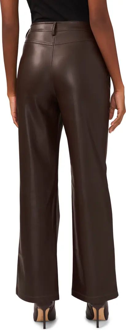 High Waist Bootcut Faux Leather Pants | Nordstrom