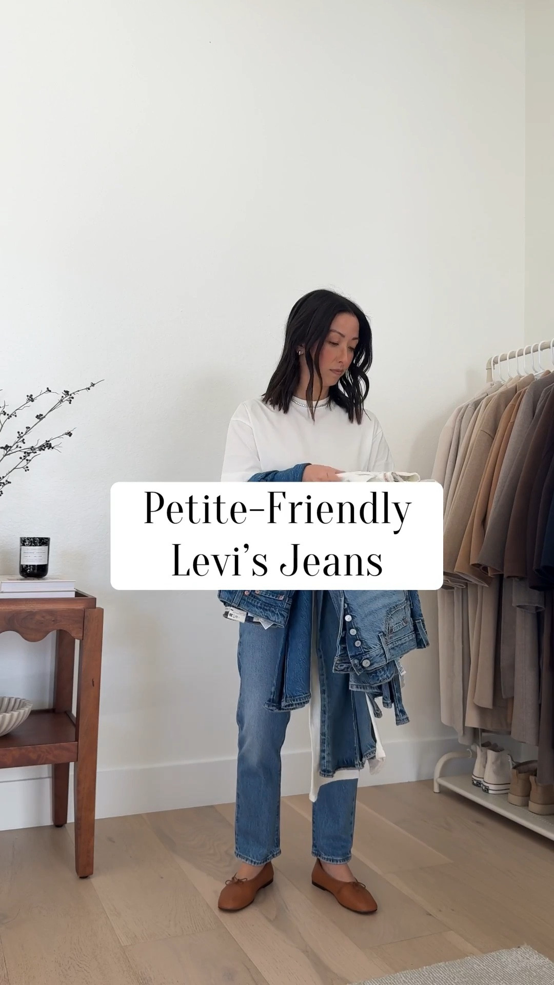 Trying-on the best petite-friendly jeans from @levis so you don’t have to. #LevisLTKPartner

Exact Styles + Sizing

My true size is 25 in Levi's

1. Wedgie Straight Ankle Size 26x26 Color: Dance Around - Medium Wash
These run small and short - I would size up at least 2 and go for the 28" inseam

2. 501 Original Cropped Lightweight Size: 26x26 Color: Fun Flare
Runs TTS for my Levi's sze, I just sized up for extra room.

3. 501 Original Cropped Jeans Size: 26x26 Color: Worn in Medium Indigo
Runs TTS for my Levi's sze, I just sized up for extra room.

4. Ribcage Straight Ankle Size 26x27 Color: Jazz Pop - Medium Wash
These run small. I would size up 2 sizes. Length is better with a slight heel

5. Ribcage Straight Ankle White Size: 26x27 Color: Cloud Over - White
These have stretch. This sized worked for me and length is slightly shorter which is better for me.

6. 501 90's Ankle Jeans Size: 25x27 Color: Sweetest Taboo - Medium Wash
Perfect length. Best for mid-rise girlies. 


#LTKPetite
