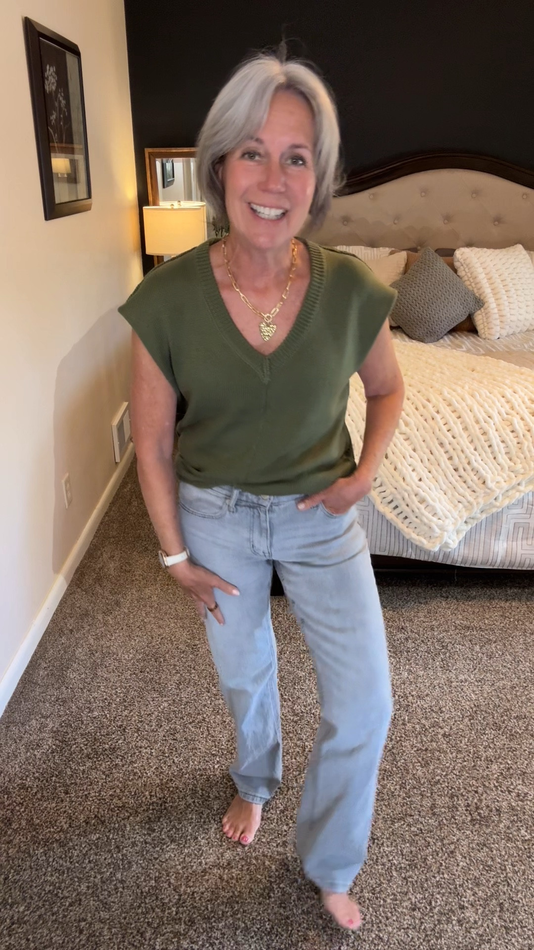 ‼️SALE ALERT ‼️ These slouchy v neck sweaters are only $9.99 on sale! 

There are 10 different colors to choose from as well. I am wearing a small for reference  

#LTKSeasonal #LTKSaleAlert #LTKOver40
