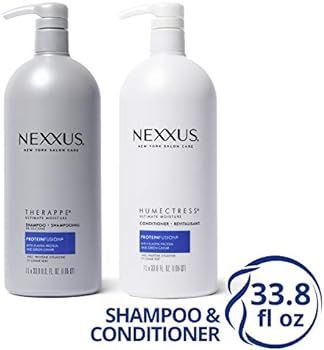 Nexxus Shampoo and Conditioner for Dry Hair Therappe Humectress Silicone-Free, Moisturizing Cavia... | Amazon (US)