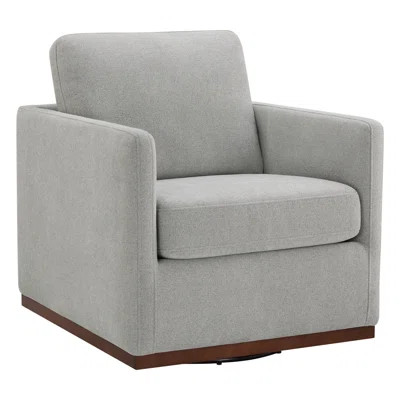 Bobbi Upholstered Swivel Armchair | Wayfair North America