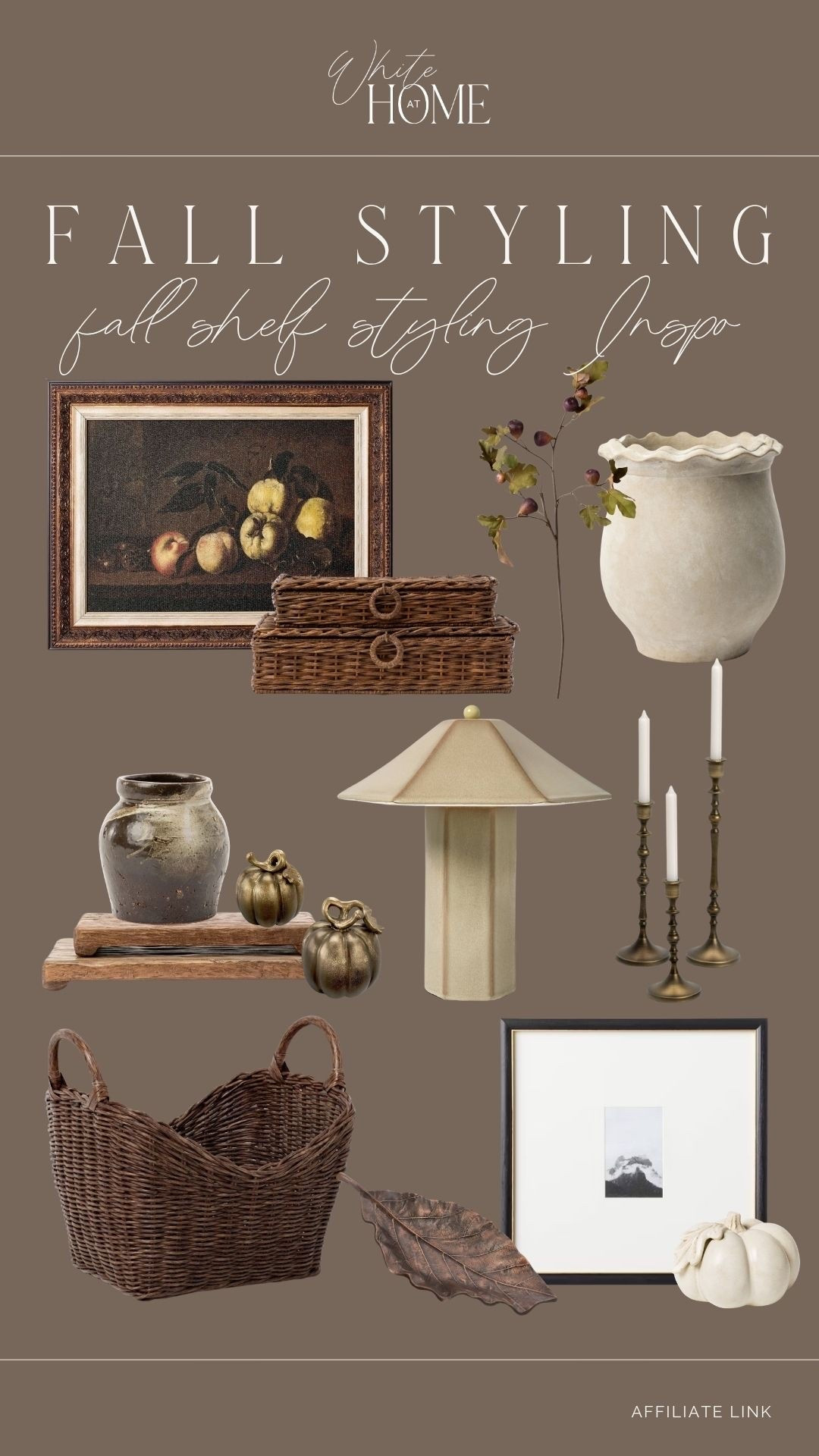 The prettiest mix of high-end and affordable finds for a curated fall shelf styling moment! I own and love many of these pieces!

#LTKHome #LTKSeasonal