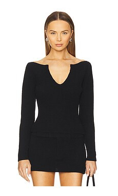 Aya Muse Caeli Top in Black from Revolve.com | Revolve Clothing (Global)