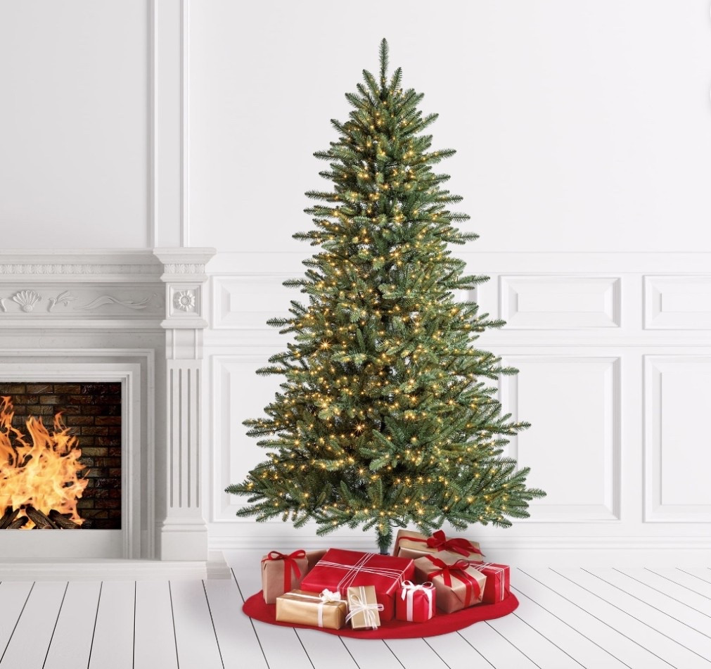 7.5' Pre-Lit Milford Pine Green Artificial Christmas Tree with Color-Changing Twinkle LED Lights

#LTKSeasonal #LTKHome #LTKHoliday